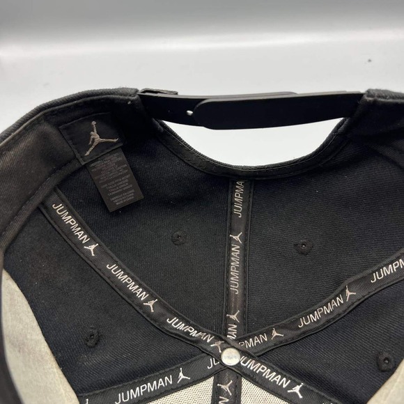 Air Jordan Hat Men Black Embroidered Logo‎ Jumpman Snap Back Cap - Picture 5 of 8